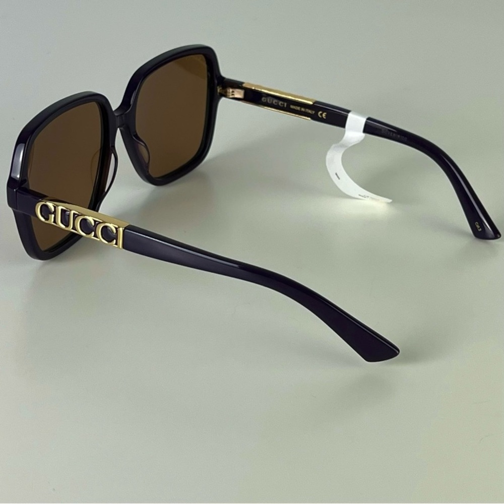 NEW GUCCI AUTHENTIC DESIGNER SQUARE SUNGLASSES NWT - image 7